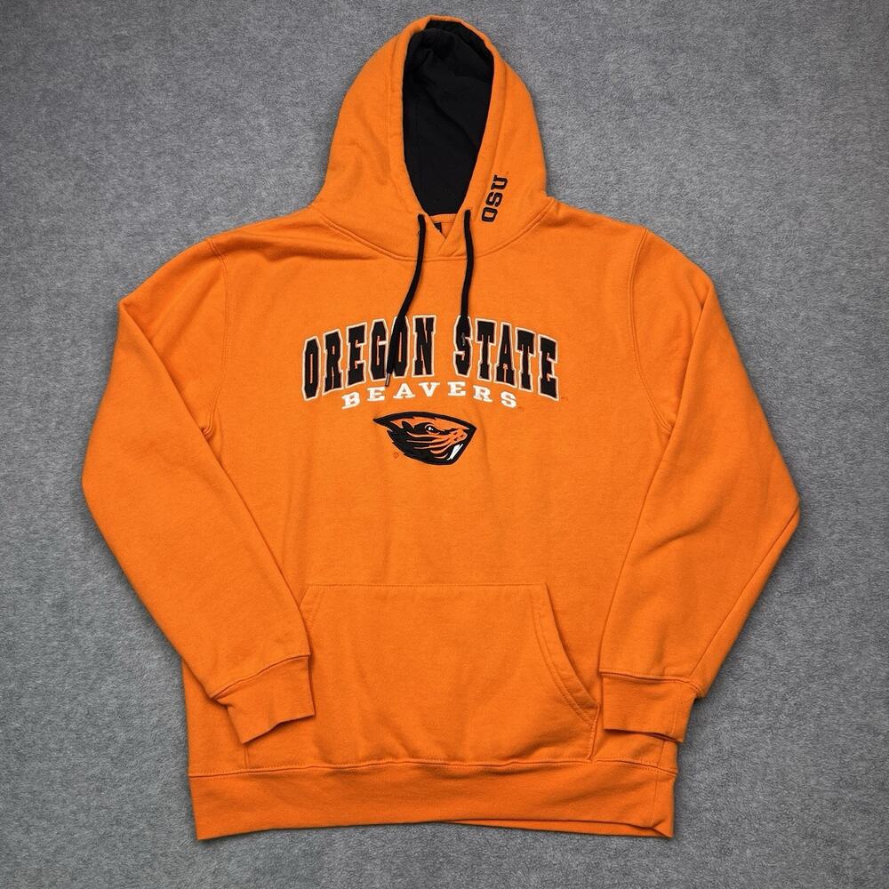 Colosseum Oregon State Beavers hoodie orange sweatshirt size‎ large